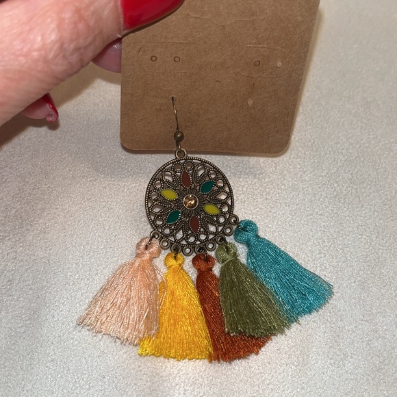 Christmas sale! New boho earrings - Picture 3 of 3